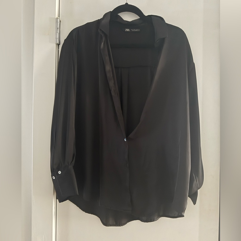 ❤️Women’s black long sleeve blouse